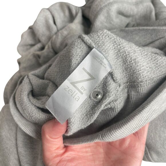 Z by Zella Plus 1X Hoodie Pullover Sweatshirt Gray Long Sleeve Pocket - Picture 3 of 12